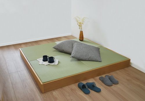 Lit tatami - OASIS - Kitsutaka Co., Ltd. - double / contemporain / avec tête de lit