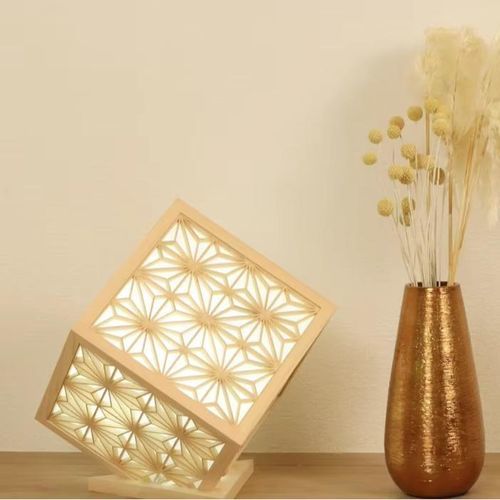 Lampe de chevet - SHOJI KUMIKO (WA-MODERN DESIGN) - Kitsutaka Co., Ltd. - en bois / classique / sans fil