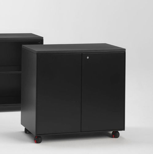 Meuble de rangement à poser - A80R - Emme Italia srl - sur pied / à roulettes / contemporain