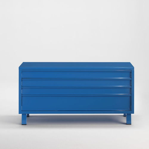 Commode contemporaine - ICON MADIA - Emme Italia srl - en acier / rectangulaire / 4 tiroirs