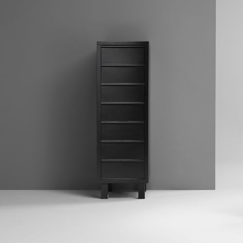 Commode haute - ICON SETTIMANALE - Emme Italia srl - contemporaine / en acier / avec tiroir
