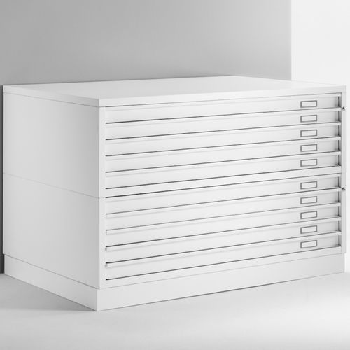 Meuble à plans en acier - M200 - Emme Italia srl - professionnel / à 10 tiroirs