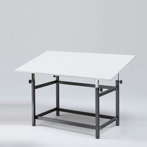 Table à dessin contemporaine - QSA - Emme Italia srl - en bois / avec piètement en acier / rectangulaire