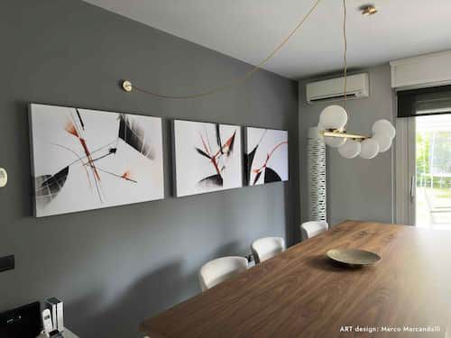 Panneau acoustique pour mur - AKUPAN® ART - Oudimmo Acoustic Design - pour plafond / sur bureau / en tissu