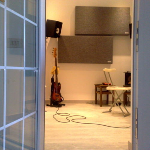 Panneau d'absorption acoustique pour mur - KOMBAT 10 - Oudimmo Acoustic Design - pour plafond / en tissu / rectangulaire