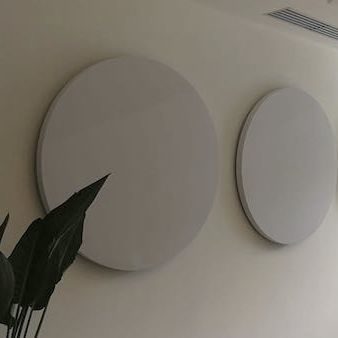Panneau d'absorption acoustique pour mur - ROTONDI - Oudimmo Acoustic Design - suspendu / pour cloison / en tissu ignifuge
