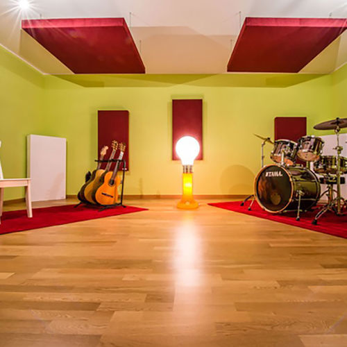 Panneau d'absorption acoustique suspendu - AKUTRAP - Oudimmo Acoustic Design - pour mur / pour plafond / en tissu