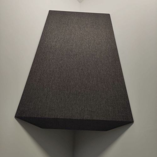 Panneau d'absorption acoustique pour mur - TRAPZ - Oudimmo Acoustic Design - en tissu / rectangulaire / aspect tissu