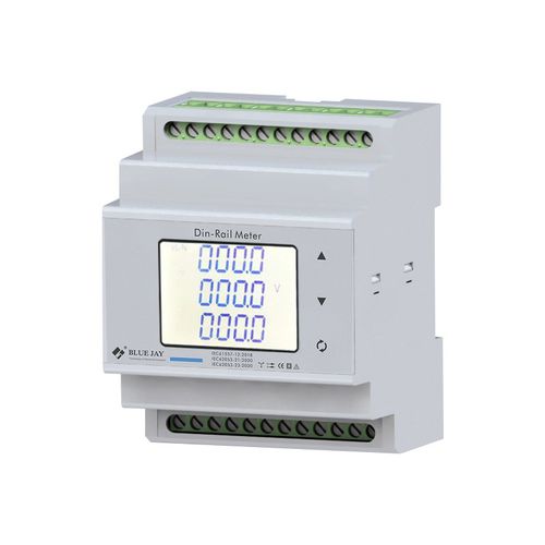 Compteur d'énergie sur rail DIN - DEM‑4MC - Chongqing Blue Jay Technology Co.,Ltd - triphasé / avec afficheur LCD / résidentiel