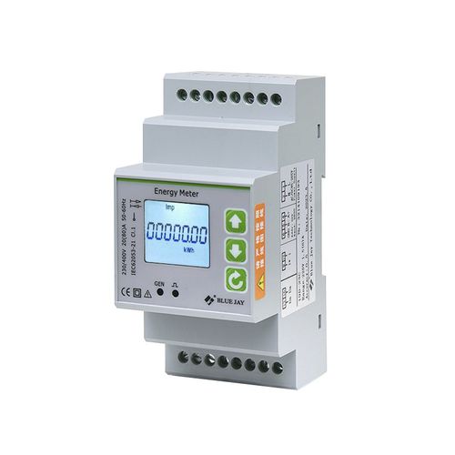Compteur d'énergie sur rail DIN - DEM‑3M1C - Chongqing Blue Jay Technology Co.,Ltd - monophasé / avec afficheur LCD / Modbus