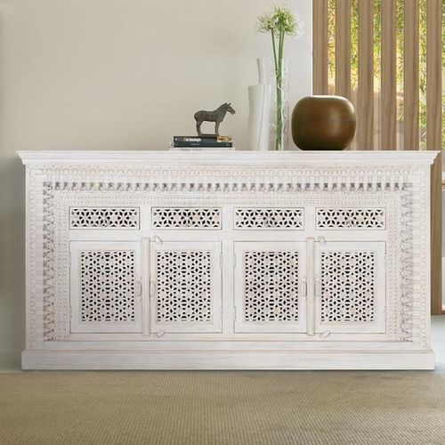 Buffet contemporain - 1514 - Giner y Colomer - en bois massif / en bois sculpté / avec étagère