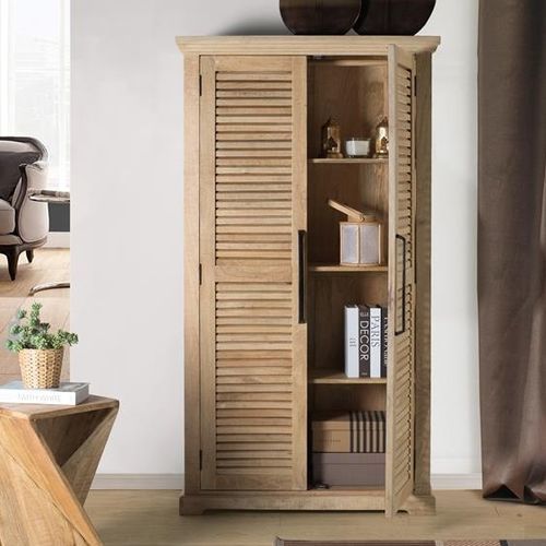 Armoire contemporaine - 1734 - Giner y Colomer - en bois massif / à portes battantes / beige