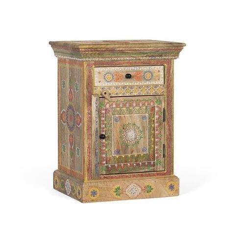 Table de chevet classique - 1887 - Giner y Colomer - en bois / avec piètement en bois / rectangulaire
