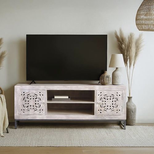 Meuble TV contemporain - 6899 - Giner y Colomer - en bois / blanc