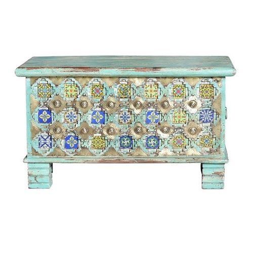 Coffre contemporain - 6533 - Giner y Colomer - en bois / en céramique / en bronze