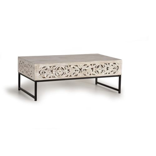 Table basse contemporaine - 6198 - Giner y Colomer - en bois / avec piètement en métal / rectangulaire