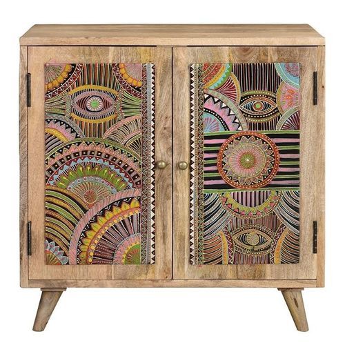Meuble d'entrée ethnique - 6881 - Giner y Colomer - en bois