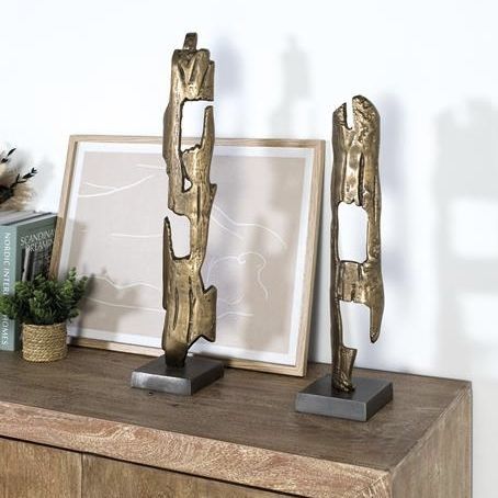 Sculpture en aluminium - 17311 - Giner y Colomer - décorative / à poser / dorée