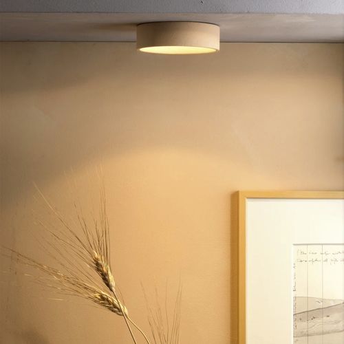 Plafonnier contemporain - TEO - Plato Design srls - rond / en béton / à LED
