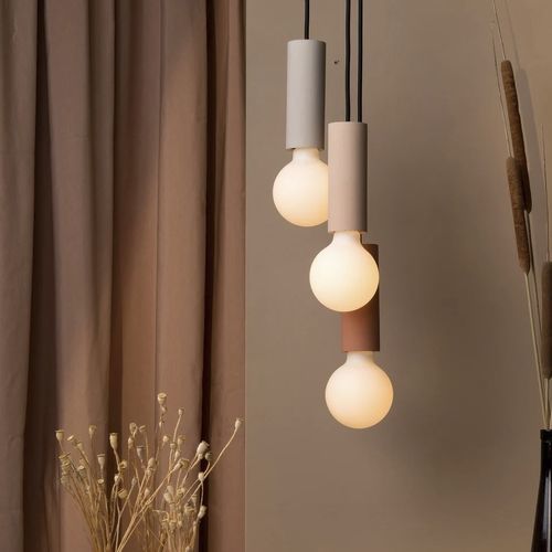 Lampe suspendue - ILA TRIO - Plato Design srls - en béton / contemporaine / d'intérieur