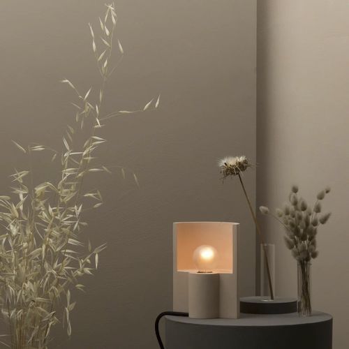 Lampe de table - ESSE - Plato Design srls - en béton / contemporaine / intérieure