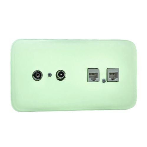 Prise de courant - PHOSPHORESCENT - Ornatus - USB / multiple / murale