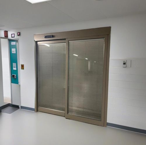 Porte d'entrée - ICAT® ICU - RSA Door Systems - en verre / coulissante / pliante