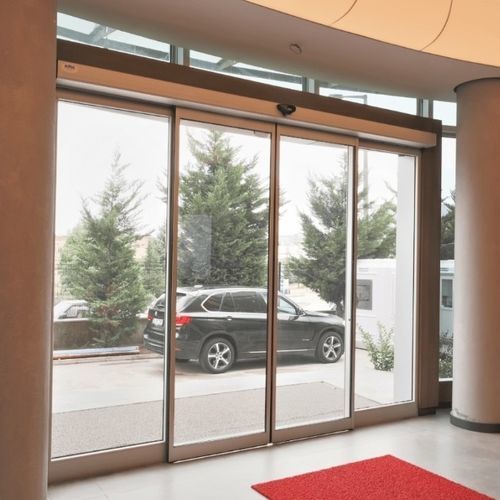 Porte d'entrée - ICAT® - RSA Door Systems - en aluminium anodisé / en plastique / en polyamide