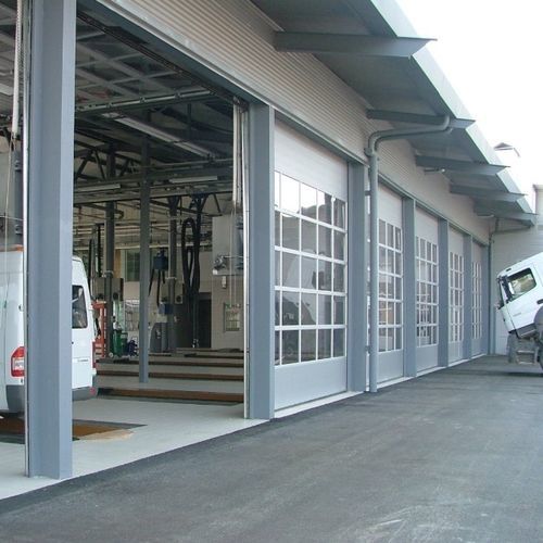 Porte industrielle sectionnelle - ICAT®  - RSA Door Systems - en aluminium / en acier / en inox