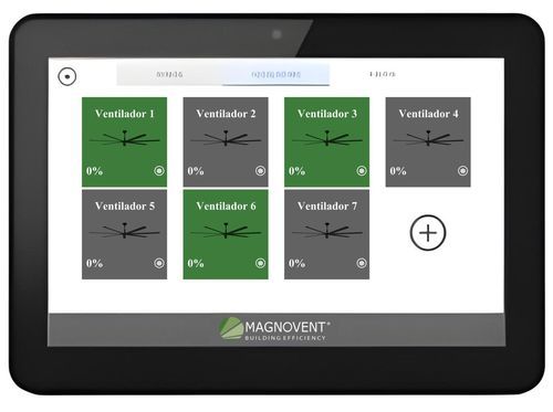 Système de régulation automatique de la ventilation centralisé - MAGNOCONTROL 10/25 - Anemoi Fans - industriel / pour appartement / programmable