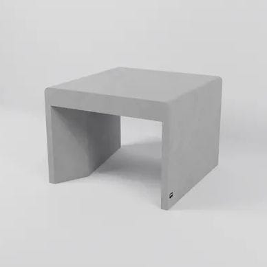 Banc public contemporain - INDIVIDUAL - Sirolis - en béton / sans dossier / sans accoudoirs