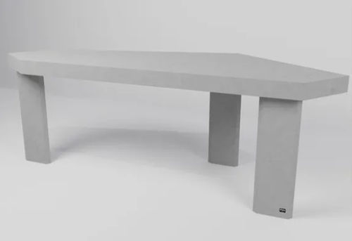 Table urbaine - Sirolis - contemporaine / en béton / avec piètement en béton