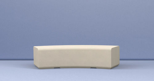 Banc public design minimaliste - BEAM R2500 - Sirolis - en béton / sans dossier / sans accoudoirs