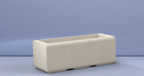 Jardinière en béton armé - BEAM 1250 - Sirolis - rectangulaire / réutilisable / design minimaliste