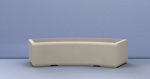Jardinière en béton - BEAM R2500 - Sirolis - courbée / modulable / 100% recyclable