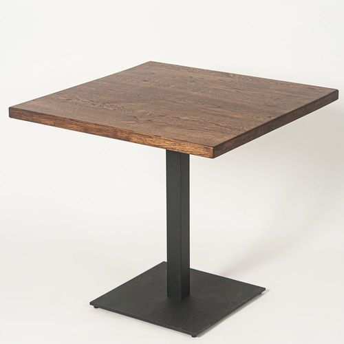 Table mange-debout design minimaliste - Meubles des Carpates - en métal / en chêne / avec piètement en métal