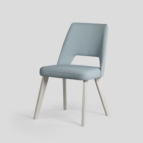 Chaise de salle à manger contemporaine - HYGGE - Meubles des Carpates - pour cuisine / pour salon / en tissu