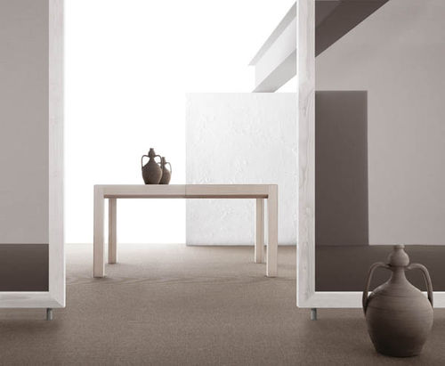 Table contemporaine - CONVIVIO - BAULINE - en métal / rectangulaire / à rallonge