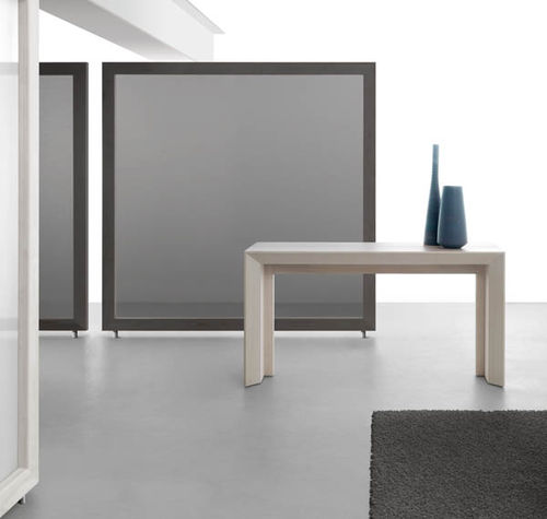 Console contemporaine - MINUETTO - BAULINE - en bois / rectangulaire / à rallonge