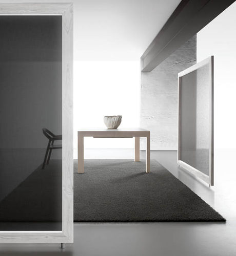 Table contemporaine - QUARTETTO - BAULINE - en bois / rectangulaire / à rallonge