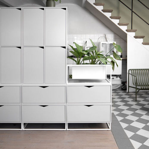 Système de rangement sur pied - C00 SERIES - MIZETTO AB - cottage / en métal / professionnel