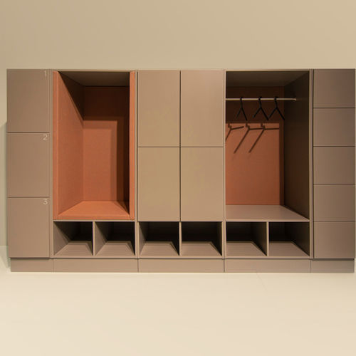 Système de rangement mural - EVOLUTION - MIZETTO AB - contemporain / MDF / stratifié