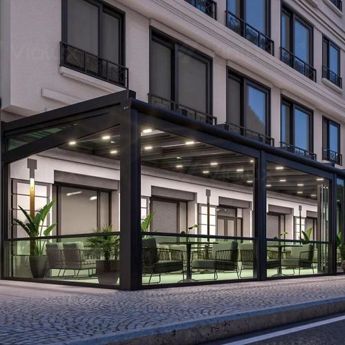 Pergola adossée - Violux LTD - autoportée / en aluminium / aluminium