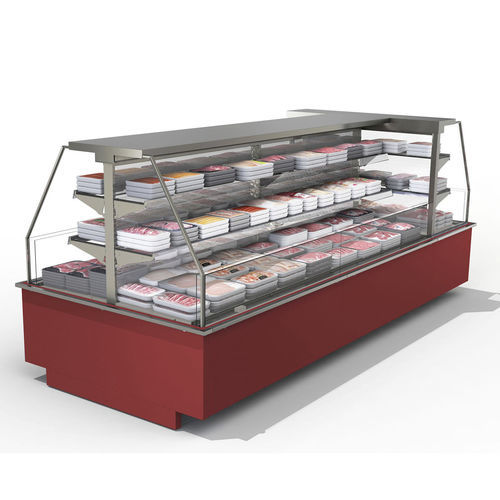 Vitrine réfrigérée comptoir - TWIN MINI SV - Eurocryor - pour boucherie / en métal / noire