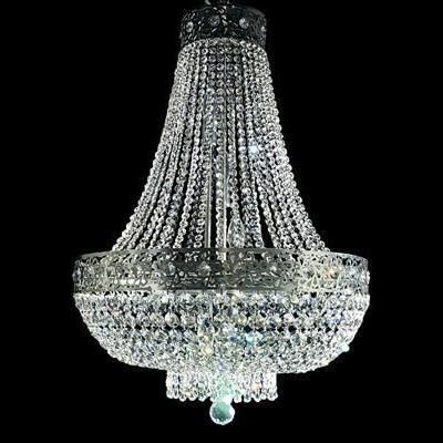 Lustre contemporain - 0197 - CRISTALUX LIGHTING DESIGN - en cristal / 6 ampoules / 7 ampoules