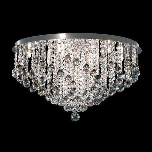 Lustre moderne - 707 series - CRISTALUX LIGHTING DESIGN - en acier inoxydable poli / en acier inoxydable / en cristal
