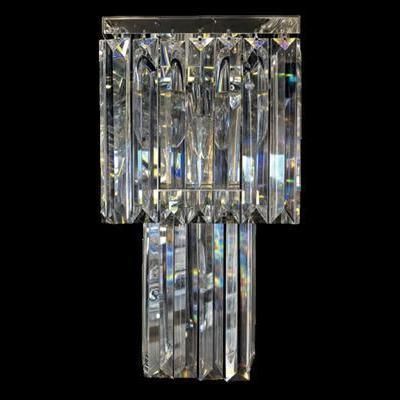 Applique murale moderne - 2026/25W - CRISTALUX LIGHTING DESIGN - d'intérieur / en acier inoxydable / en cristal