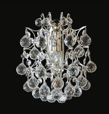 Applique murale contemporaine - 832/1/4CB - CRISTALUX LIGHTING DESIGN - d'intérieur / en acier inoxydable / en cristal