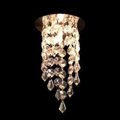 Plafonnier de style rustique - 424 - CRISTALUX LIGHTING DESIGN - rond / en acier inoxydable / en cristal