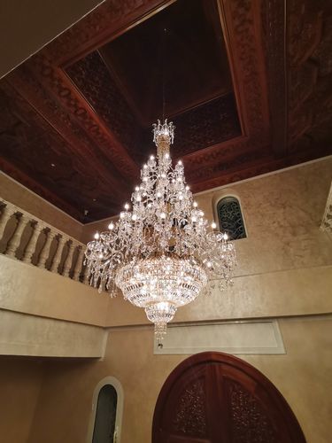 Lustre de style baroque - 1168 series - CRISTALUX LIGHTING DESIGN - en acier inoxydable / en cristal / professionnel